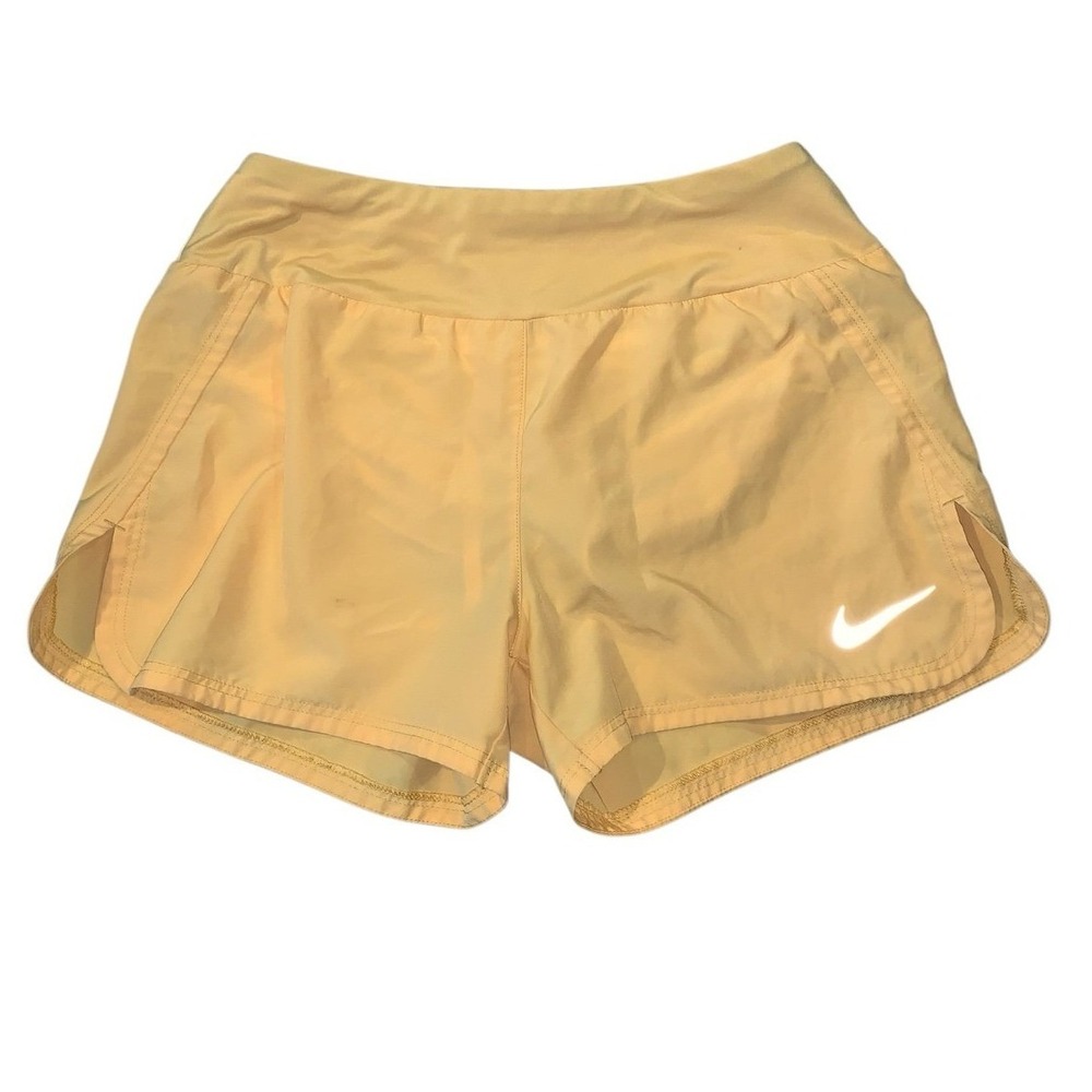 Nike Running Shorts Womens XS Peach Dri-FIT  Athletic Gymcore Sporty Athleisure